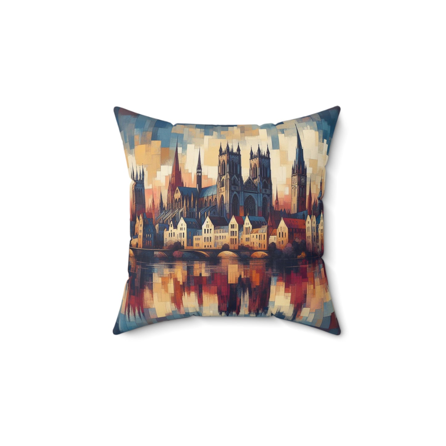 Faux Suede Square Pillow