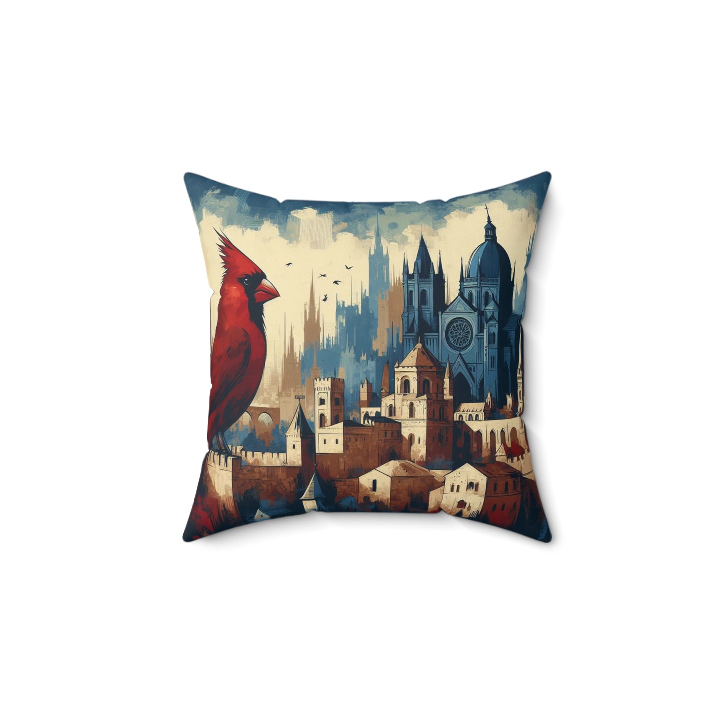 Faux Suede Square Pillow