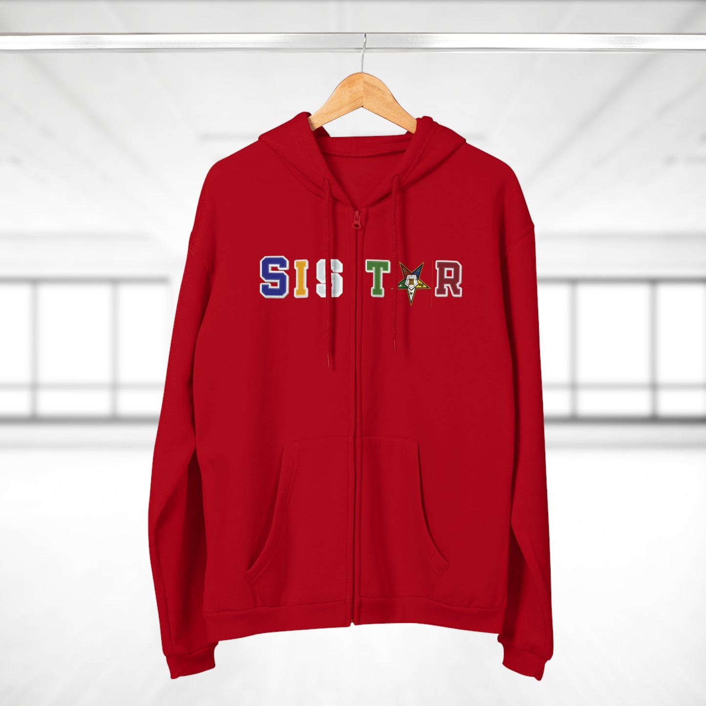 SiStar Unisex Hooded Zip Sweatshirt